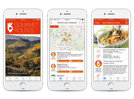 Представляем созданный агентством Omnibus дизайн интерфейса мобильного приложения по гастрономическому туризму
